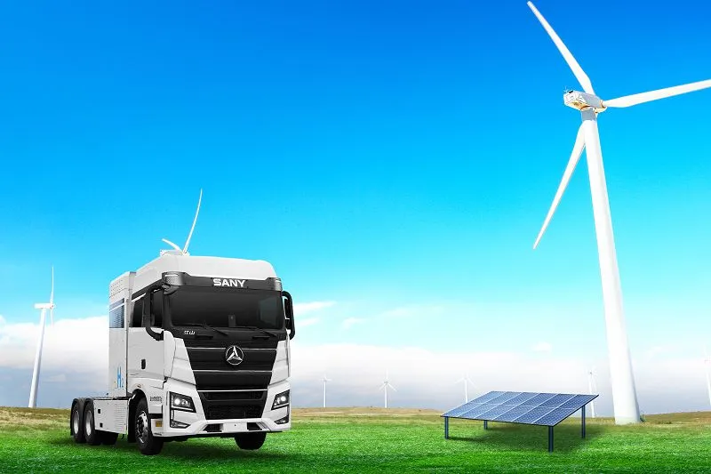 Advantage in synergy of wind power, solar power, hydrogen, stations and vehicles